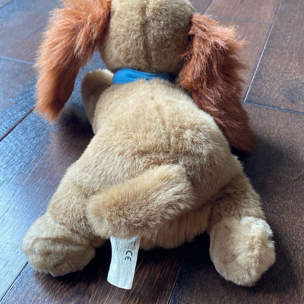 Disney‎ Store Lady and the tramp plush stuffed animal laying dog 12 inches - Picture 6 of 8